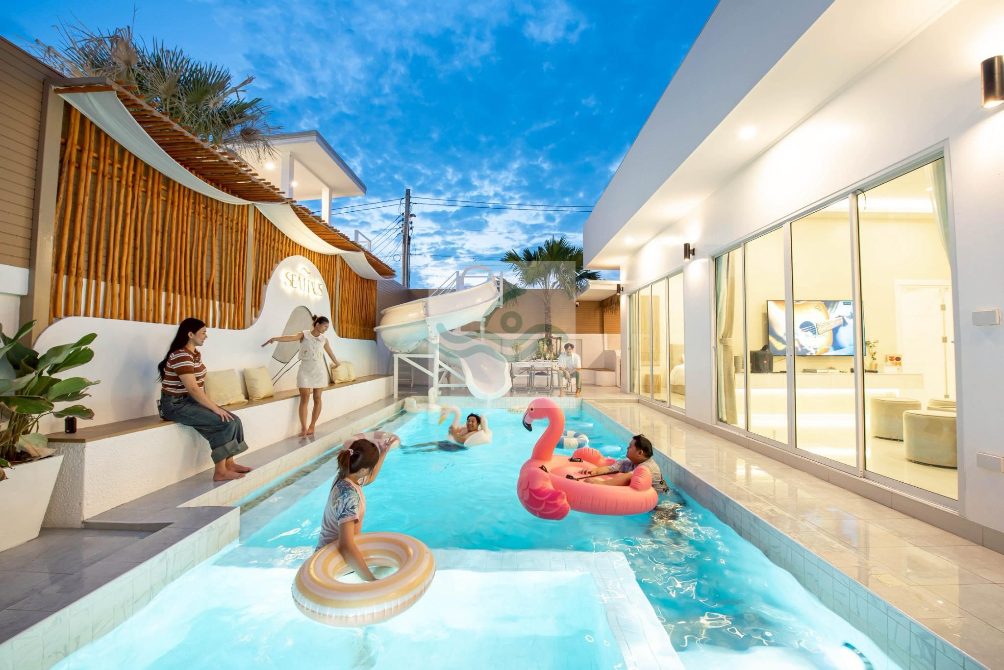 Sea Haus Pool Villa Pattaya พูลวิลล่าสไตล์บาหลี โซนห้วยใหญ่ Sea Haus Pool Villa Pattaya พูลวิลล่าสไตล์บาหลี โซนห้วยใหญ่
