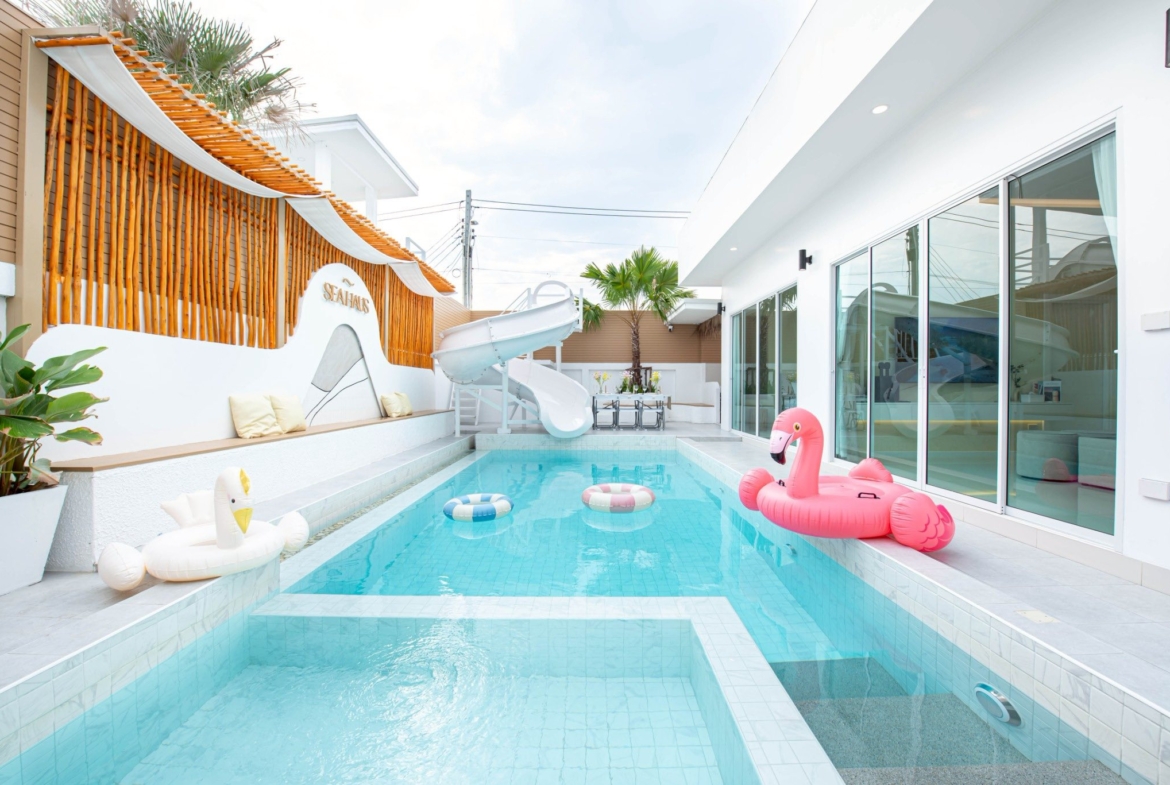 Sea Haus Pool Villa Pattaya พูลวิลล่าสไตล์บาหลี โซนห้วยใหญ่