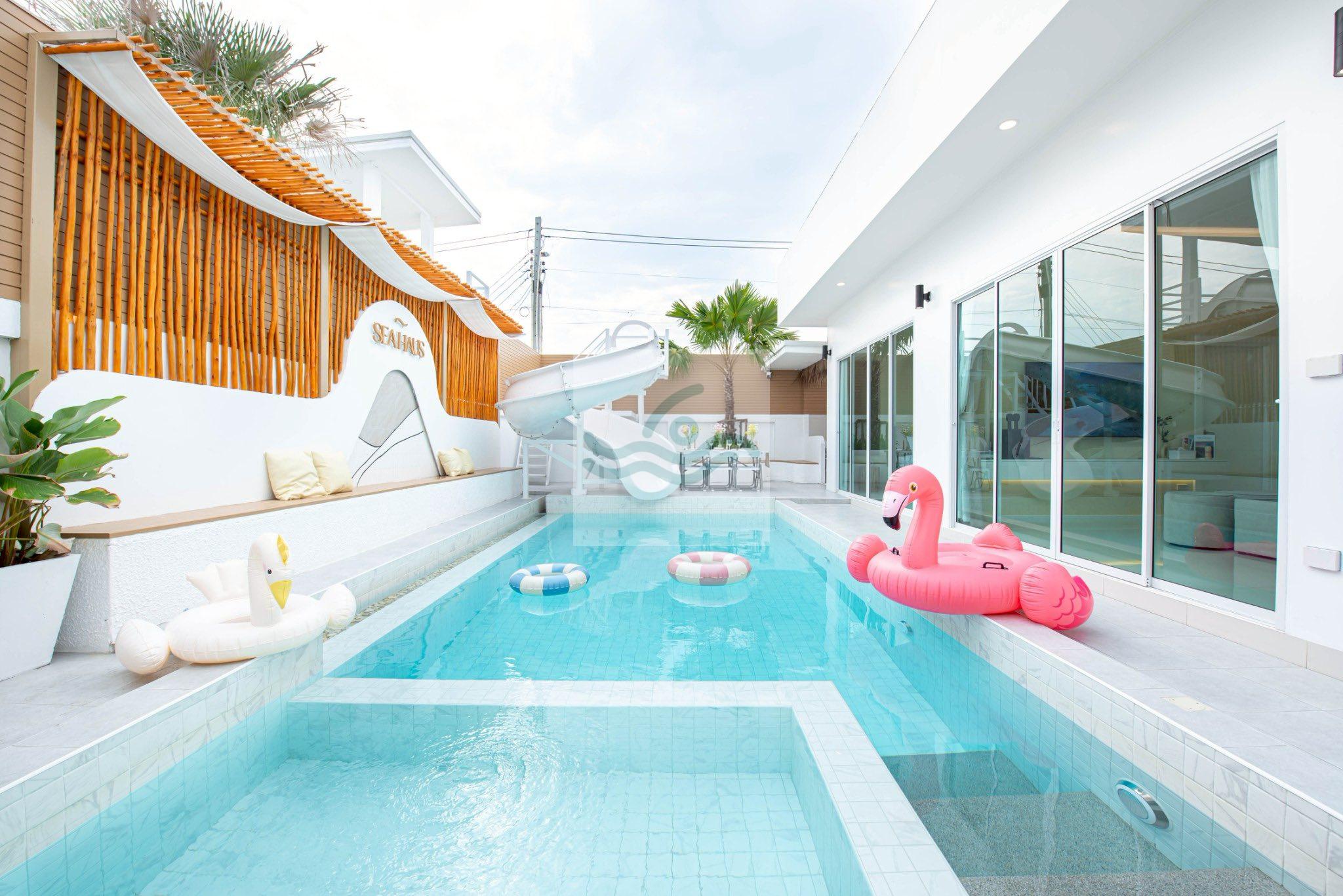 Sea Haus Pool Villa Pattaya พูลวิลล่าสไตล์บาหลี โซนห้วยใหญ่ Sea Haus Pool Villa Pattaya พูลวิลล่าสไตล์บาหลี โซนห้วยใหญ่