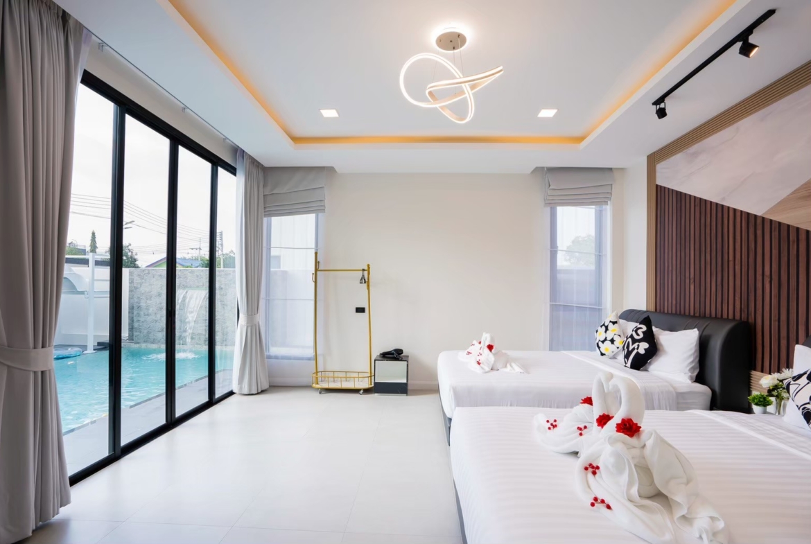 พูลวิลล่าพัทยา ใกล้หาดจอมเทียน