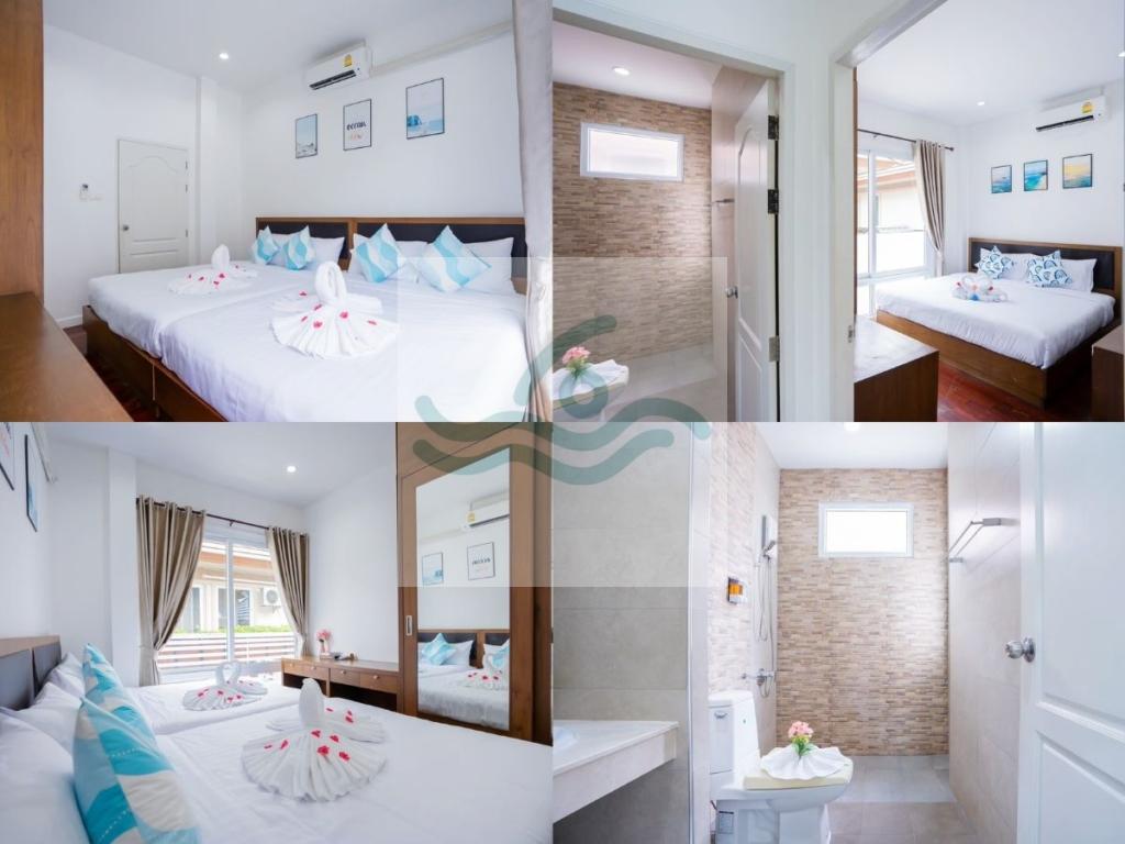 พูลวิลล่าบางเสร่ติดทะเล 150 ม. | Ocean Fun Pool Villa | สระส่วนตัว Pet-Friendly
