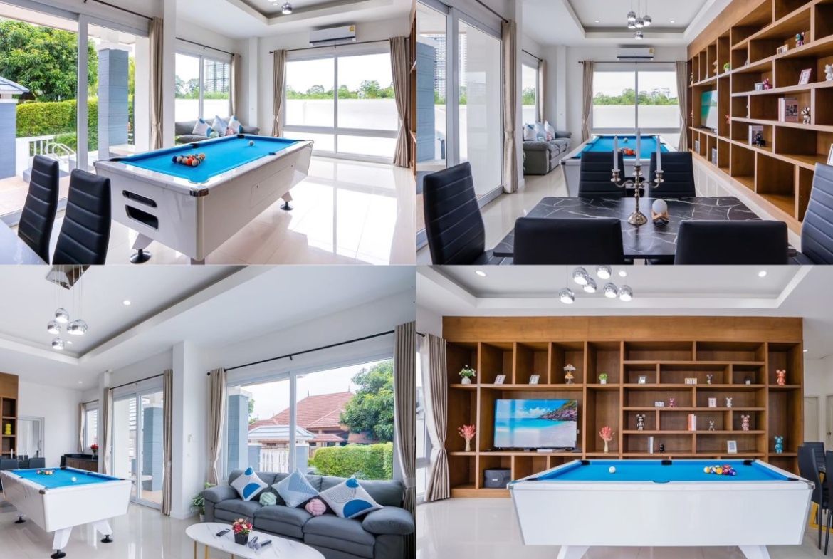 พูลวิลล่าบางเสร่ติดทะเล 150 ม. | Ocean Fun Pool Villa | สระส่วนตัว Pet-Friendly