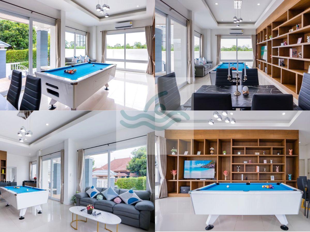 พูลวิลล่าบางเสร่ติดทะเล 150 ม. | Ocean Fun Pool Villa | สระส่วนตัว Pet-Friendly
